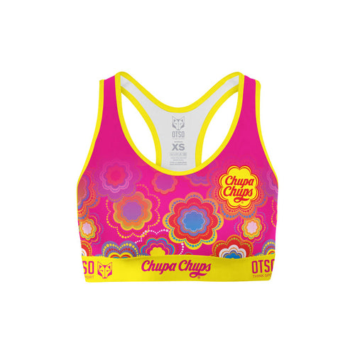 Top deportivo - Chupa Chups Floral Pink (Outlet)