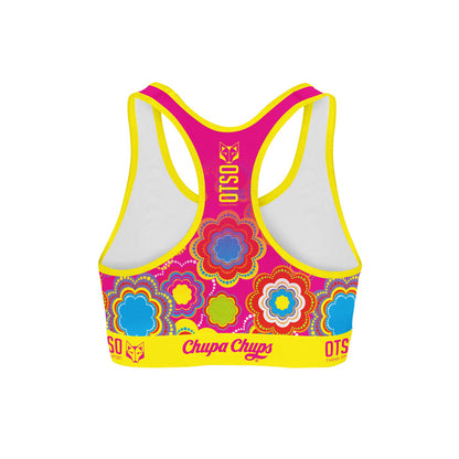 Top deportivo - Chupa Chups Floral Pink (Outlet)