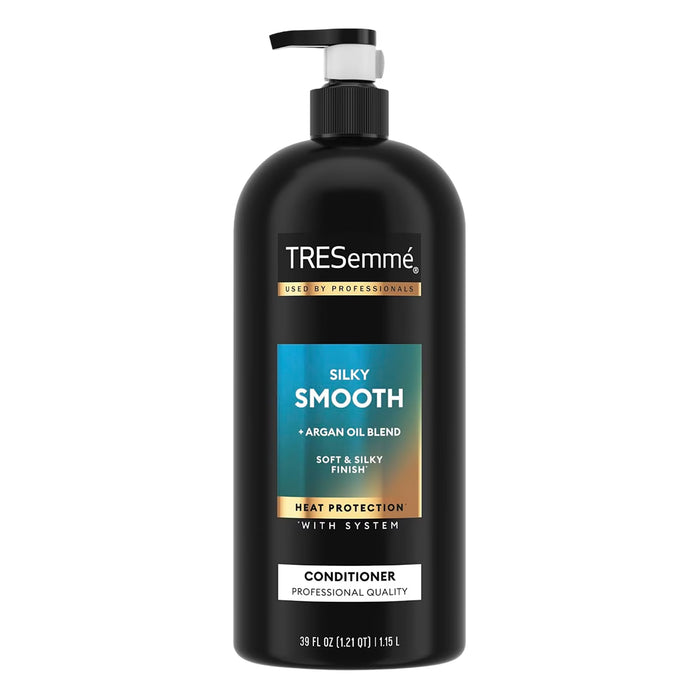 TRESemmé Smooth & Silky Conditioner with Moroccan Argan Oil and Pump - 39 oz - 4 Pack