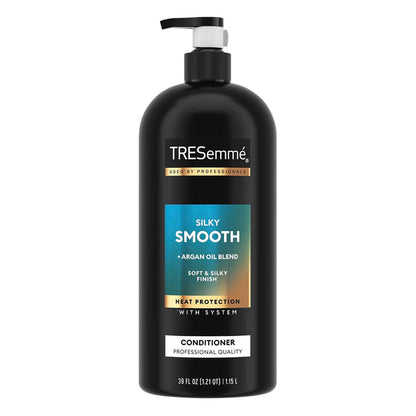 TRESemmé Smooth & Silky Conditioner with Moroccan Argan Oil and Pump - 39 oz - 4 Pack