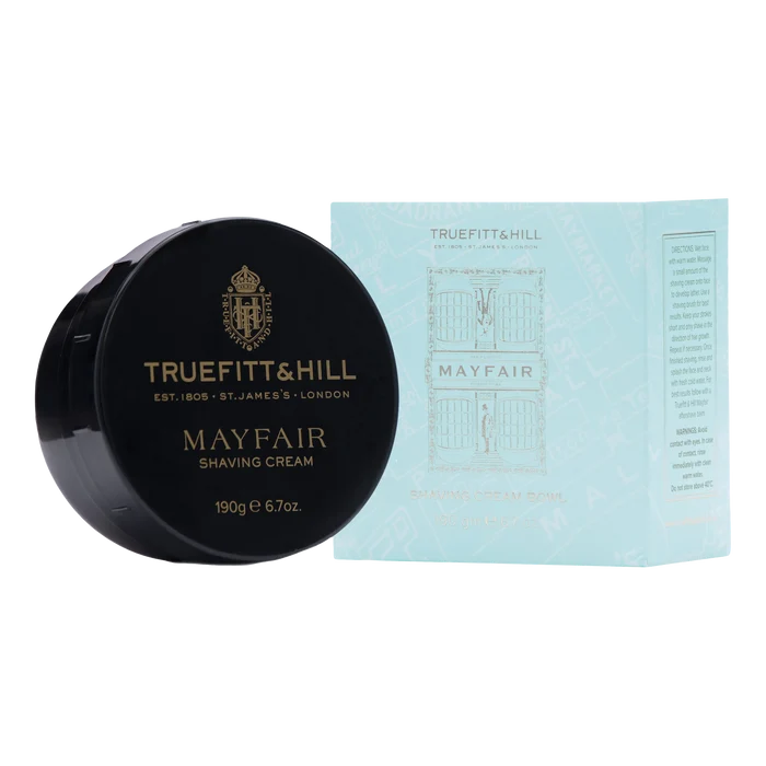 Truefitt & Hill barberkrem i skål - Mayfair