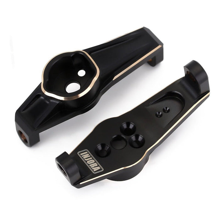 TRX4-8232BK INJORA Black Coating Brass Caster Blocks C Hubs #8232 For TRX-4 TRX-6