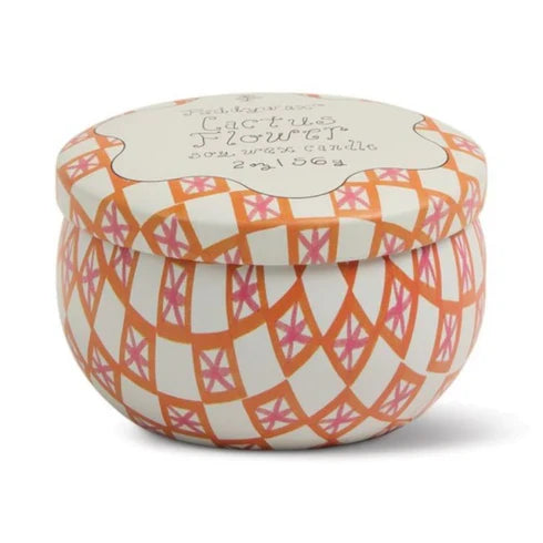 Tulip Tin Candle - Cactus Flower
