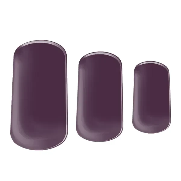 UV-Free Gel Nail Wraps – Eggplant