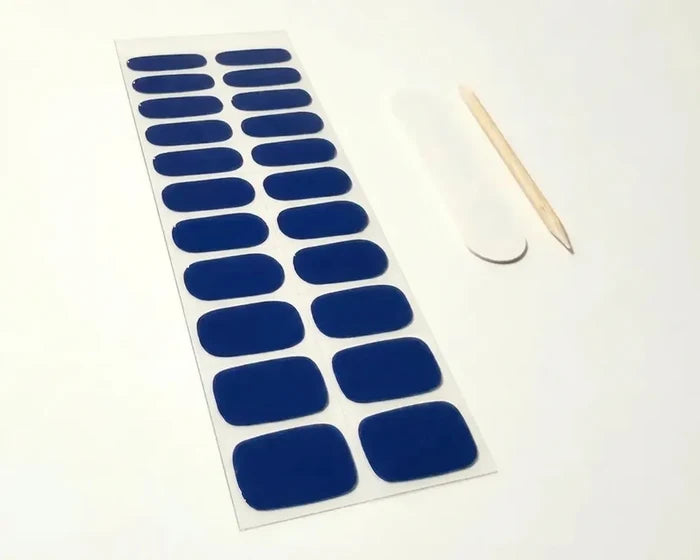 UV-Free Gel Nail Wraps – Royal Blue