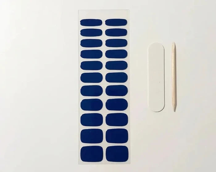 UV-Free Gel Nail Wraps – Royal Blue