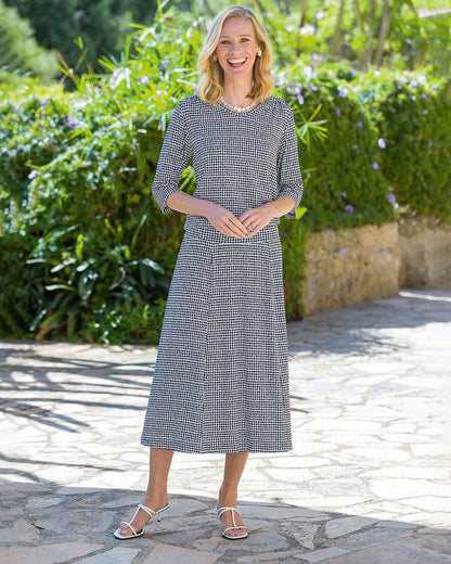 Valentina Patterned Viscose Pull On Lined Skirt - Image 4 - Country Collection