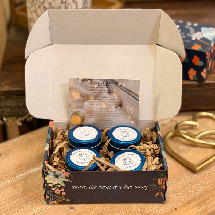 Velvet & Leather Candle Co. Sampler Box