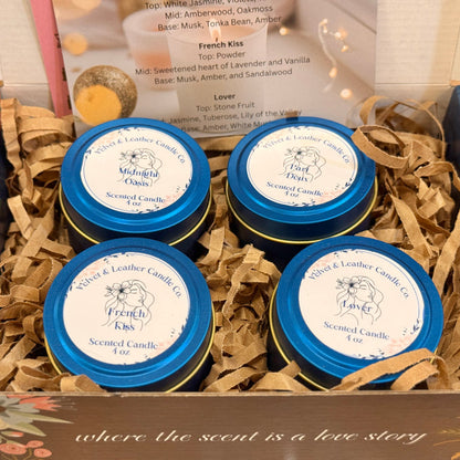 Velvet & Leather Candle Co. Sampler Box