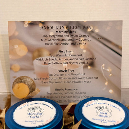 Velvet & Leather Candle Co. Sampler Box