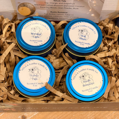Velvet & Leather Candle Co. Sampler Box