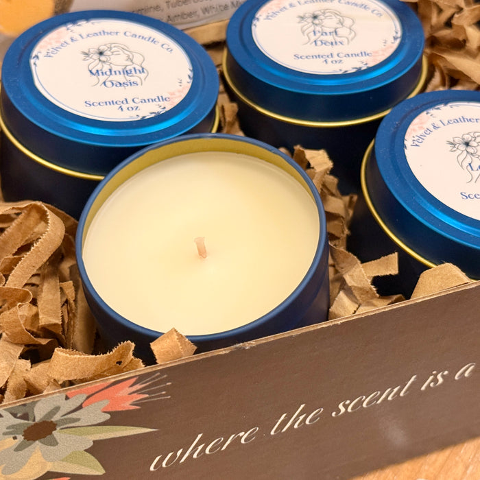 Velvet & Leather Candle Co. Sampler Box