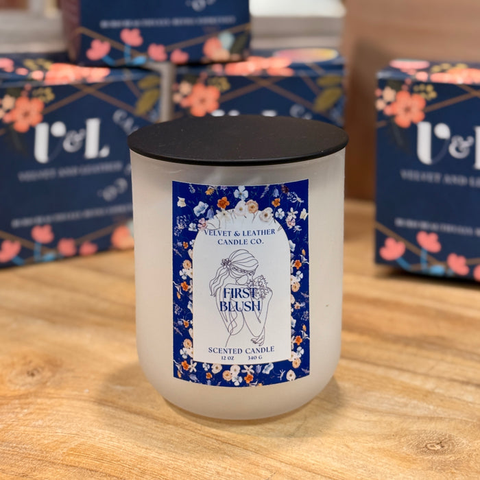 Velvet & Leather Candle Co. Scented Candle