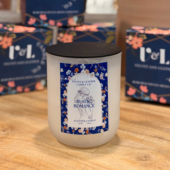 Velvet & Leather Candle Co. Scented Candle