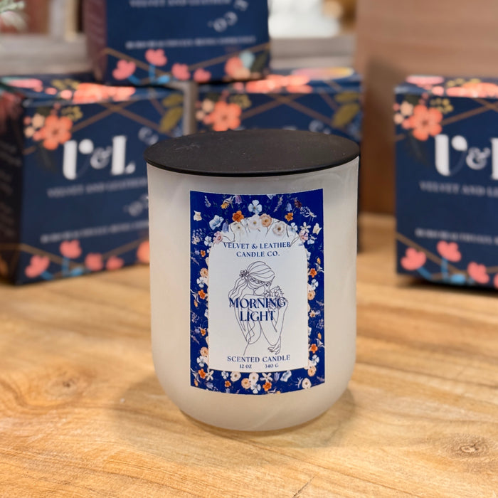 Velvet & Leather Candle Co. Scented Candle