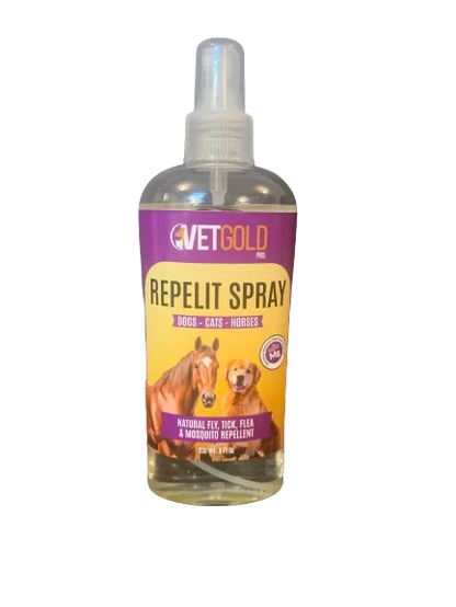 VetGold Repelit All Natural Fly, Tick & Flea Repellent Spray