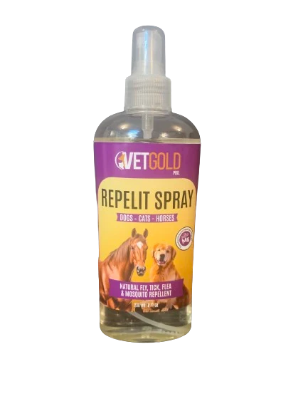 VetGold Repelit All Natural Fly, Tick & Flea Repellent Spray