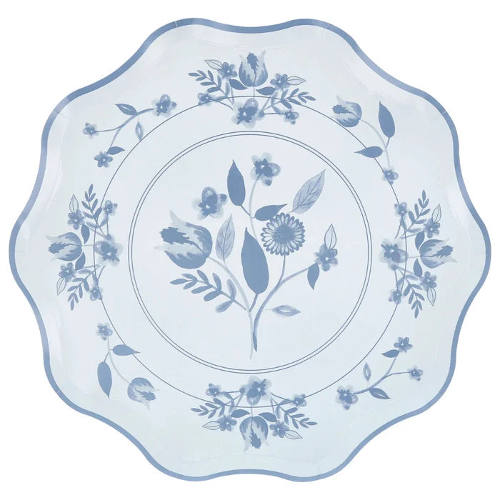 Vintage Botanical Dinner Plates