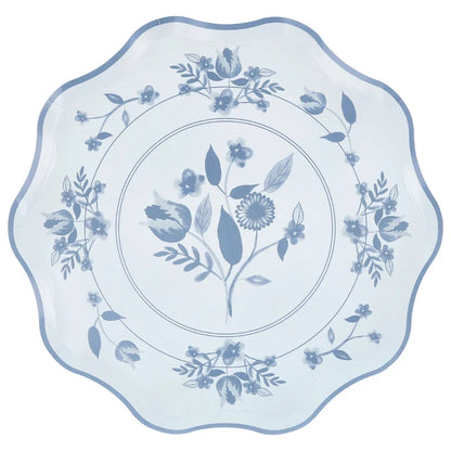 Vintage Botanical Dinner Plates
