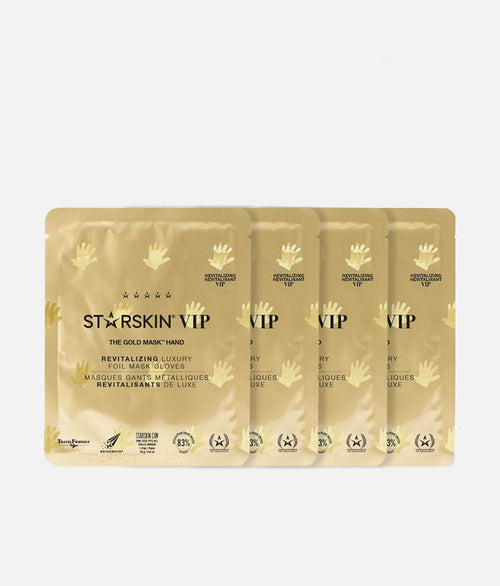 VIP THE GOLD MASK HAND 3+1 - Luxury Gold Foil Moisturizing Gloves