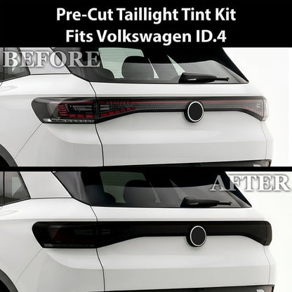 Volkswagen ID.4 2021–2026 Dark Smoke Headlight & Taillight Tint Kit – Precut Vinyl Lens Overlays