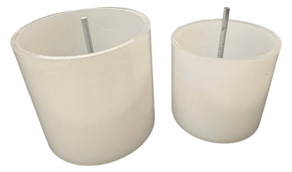 Buy wick pins for your votive candles.