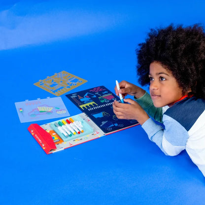 Wipeable Construction Chalkboard Sketchbook