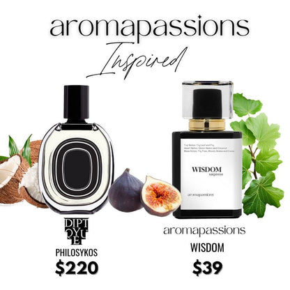 WISDOM | Inspired by DPTYQUE PHILOSYKOS | Philosykos Dupe Pheromone Perfume - aromapassions