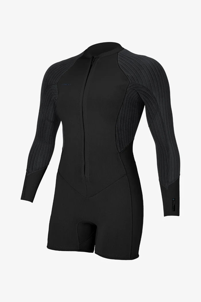 O’Neill Women’s Hyperfreak 2mm Front Zip Long Sleeve Surfsuit front view
