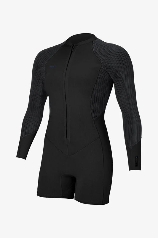 O’Neill Women’s Hyperfreak 2mm Front Zip Long Sleeve Surfsuit front view