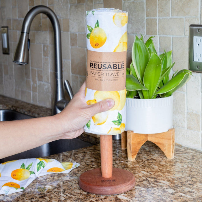 ZWS Essentials Wooden Paper Towel Holder