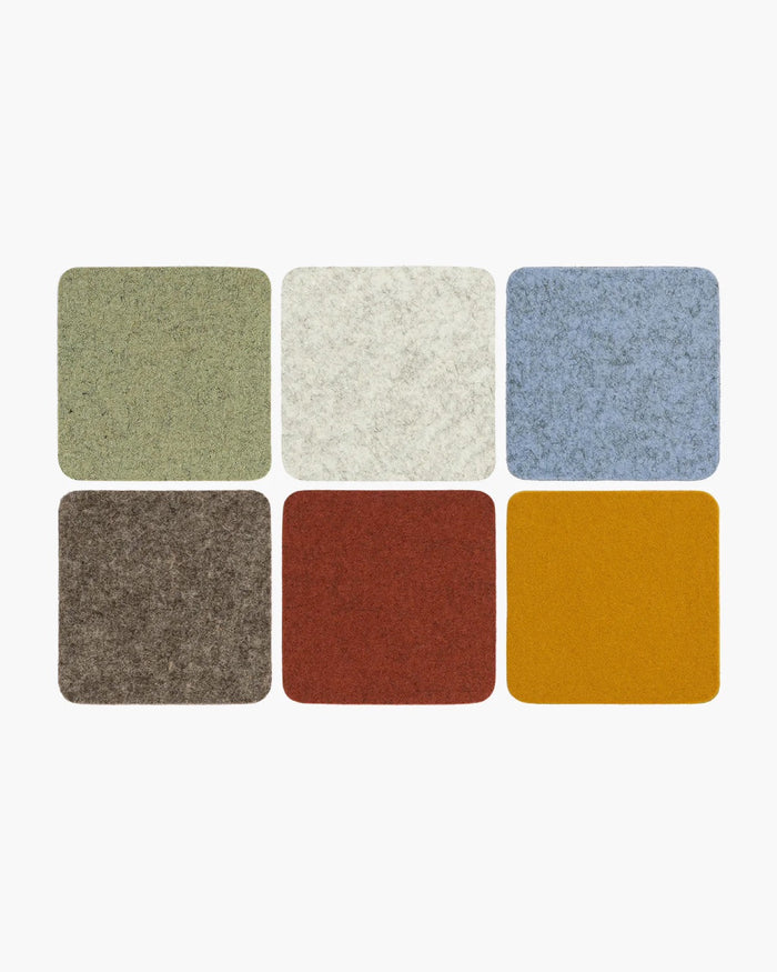 Wool Felt Coasters, Pack of 6 | Graf Lantz