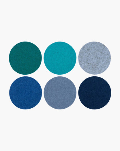 Wool Felt Coasters, Pack of 6 | Graf Lantz