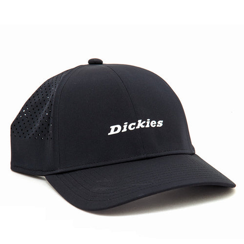 Woven Logo Baseball Snapback Hat (Black) (S)