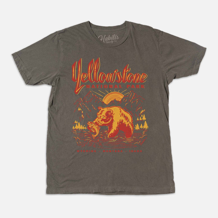 Yellowstone National Park T-shirt - USA Made | 100% Cotton