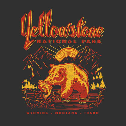 Yellowstone National Park T-shirt - USA Made | 100% Cotton