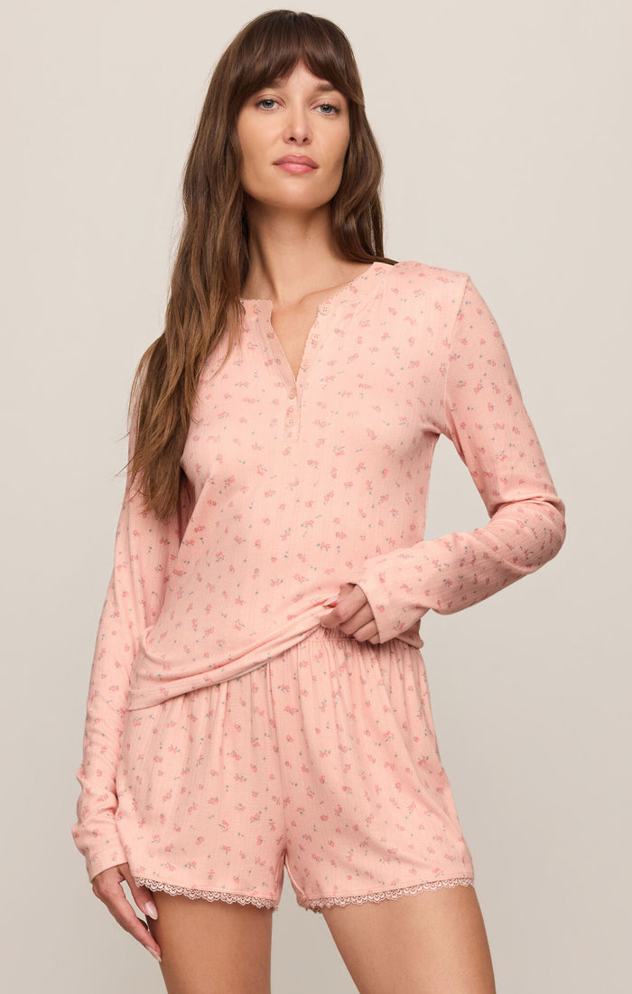 Z Supply Better of Ditsy Top in Rosewater