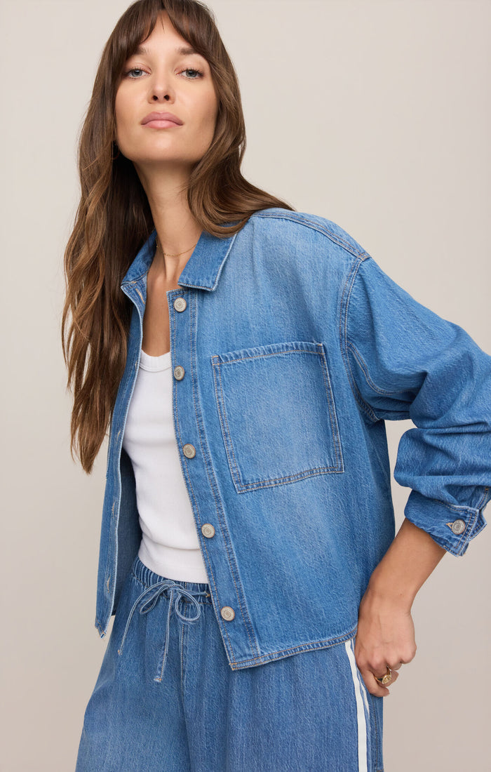 Z Supply Erin Denim Jacket in Dreamstate