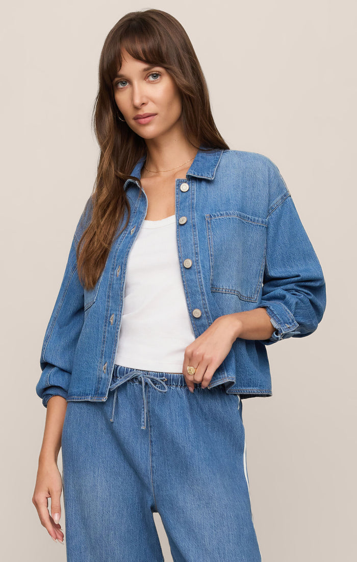 Z Supply Erin Denim Jacket in Dreamstate