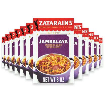 Zatarain’s Jambalaya Rice Mix – 8 oz – 12 Pack