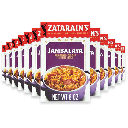 Zatarain’s Jambalaya Rice Mix – 8 oz – 12 Pack