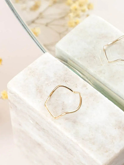 wellthy® Gold Vermeil / 5 Zig Zag Ring