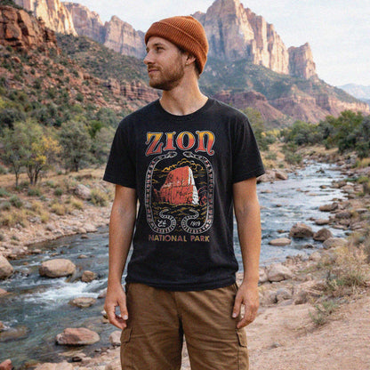 Zion National Park Unisex T-shirt - USA Made| 100% Cotton
