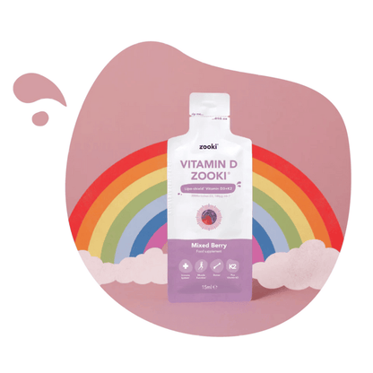 Zooki Liposomal Vitamin D3 +K2 Mixed Berry
